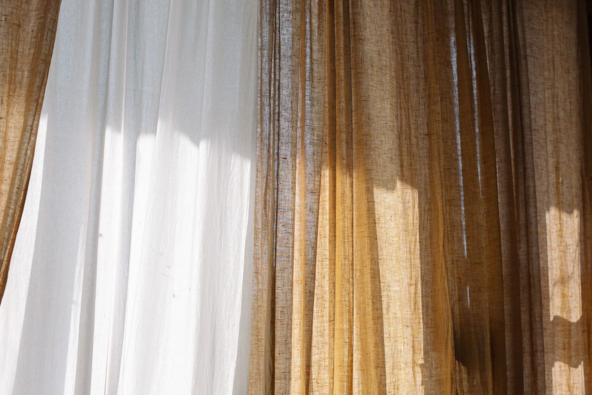 Dense Flax Curtain Panel view 3
